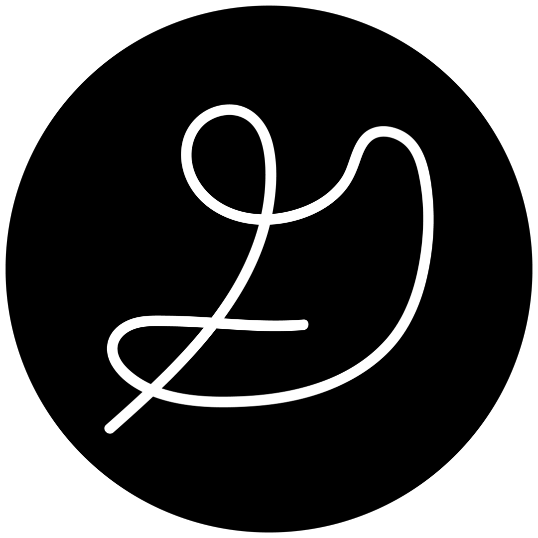 Gabrielle's logo which looks both like a G and a face