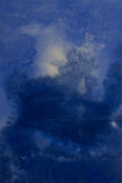 A blue abstract painting 